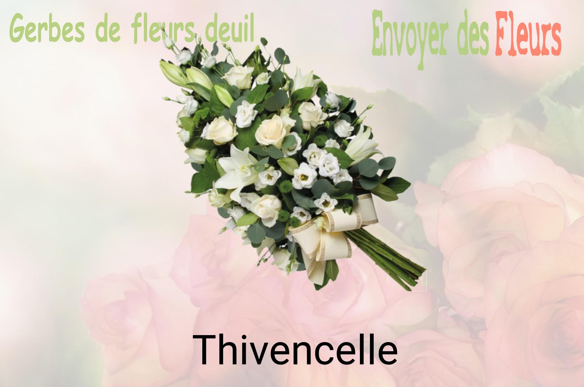 Gerbe de fleurs de deuil livrée à Thivencelle